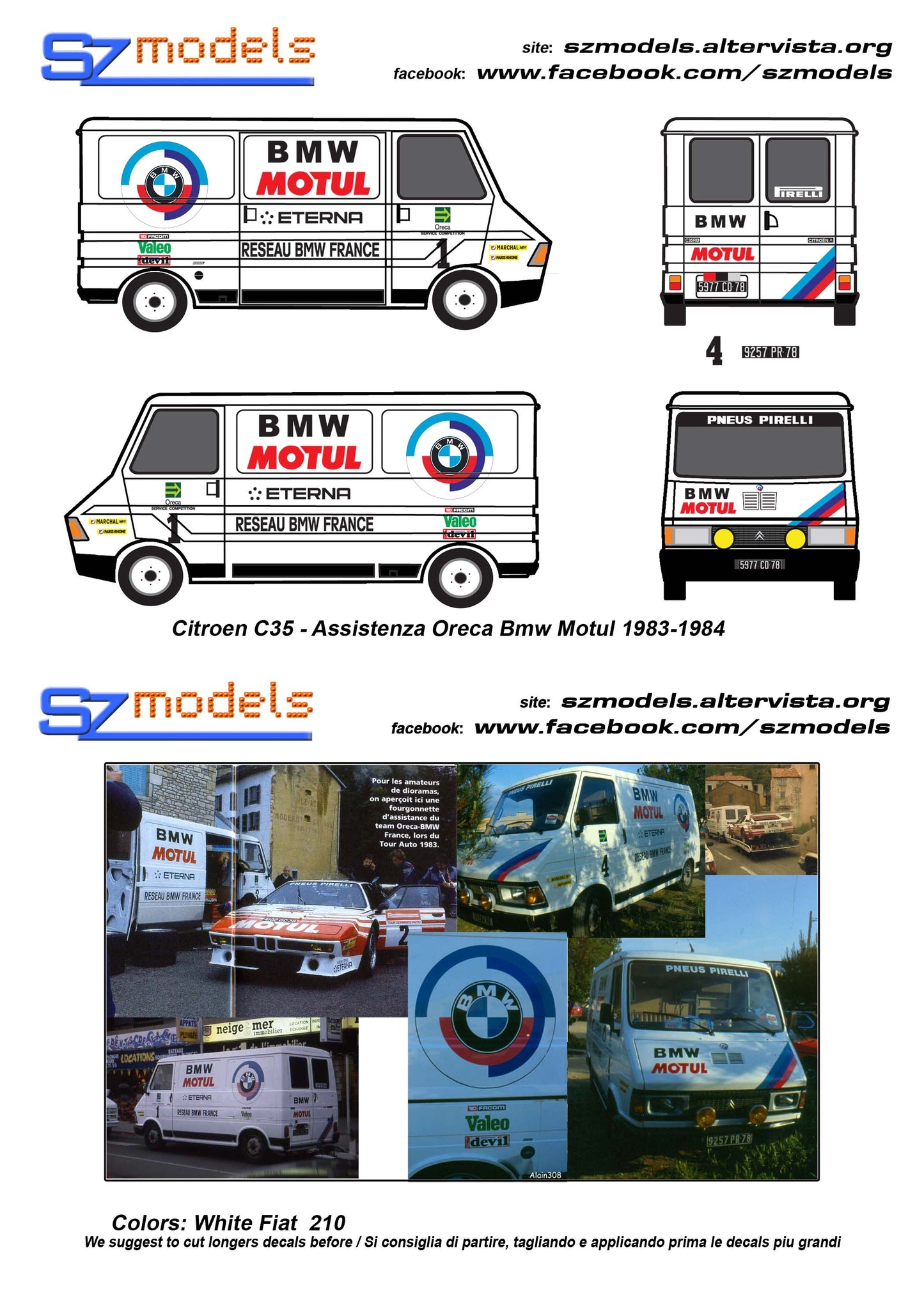 Citroen C35 Bmw Motul Oreca 1983
