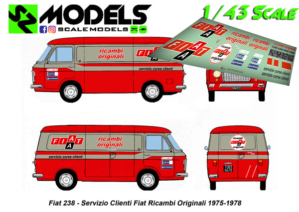 Fiat 238 Ricambi Originali 1975/78