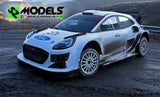 Ford Puma Rally1 Tanak Test Montecarlo Rally 2023