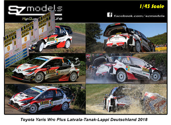 Toyota Yaris Wrc Plus Latvala Tanak Lappi Deutchland 2018