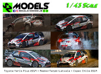 Toyota Yaris Wrc Plus Meeke Tanak Latvala Chile 2019