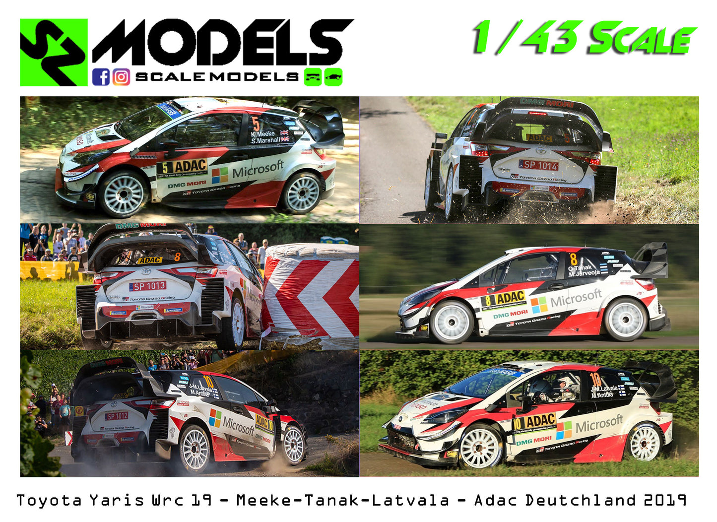 Toyota Yaris Wrc Plus Meeke Tanak Latvala Adac Deutchland 2019