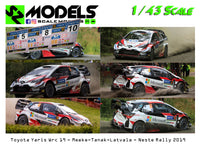 Toyota Yaris Wrc Plus Meeke Tanak Latvala Finland 2019