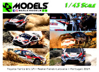 Toyota Yaris Wrc Plus Meeke Tanak Latvala Portugal 2019