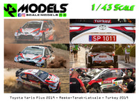 Toyota Yaris Wrc Plus Meeke Tanak Latvala Turkey 2019