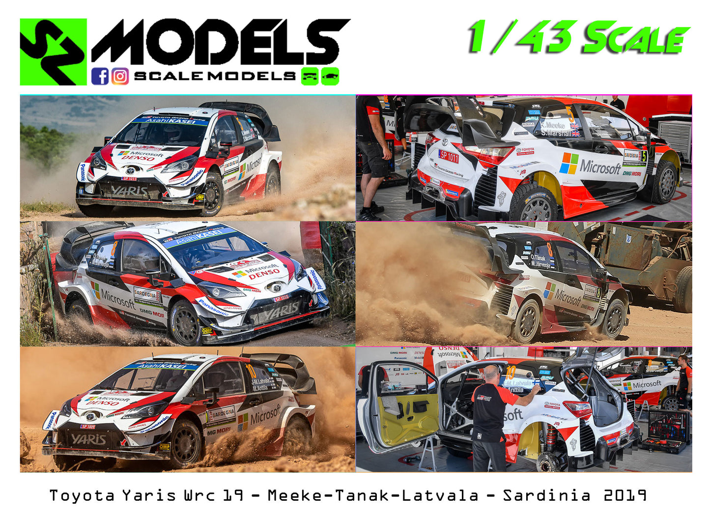 Toyota Yaris Wrc Plus Meeke Tanak Latvala Sardinia 2019