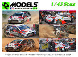 Toyota Yaris Wrc Plus Meeke Tanak Latvala Sardinia 2019