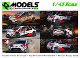 Toyota Yaris Wrc Plus Ogier Evans Rovanpera Mexico 2020