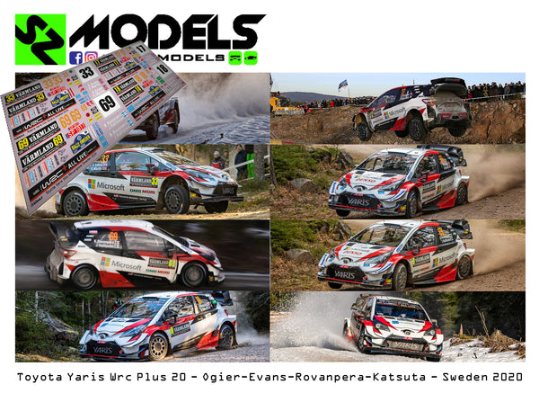 Toyota Yaris Wrc Plus Ogier Evans Rovanpera Katsuta Sweden 2020