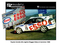 Toyota Corolla Wrc Aghini Rally di Sanremo 1998